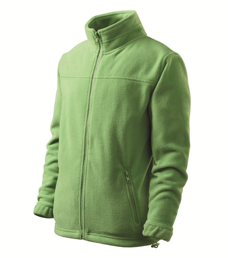 Bunda JACKET 280g fleecová detská hrášková zelená 158 cm/12 rokov
