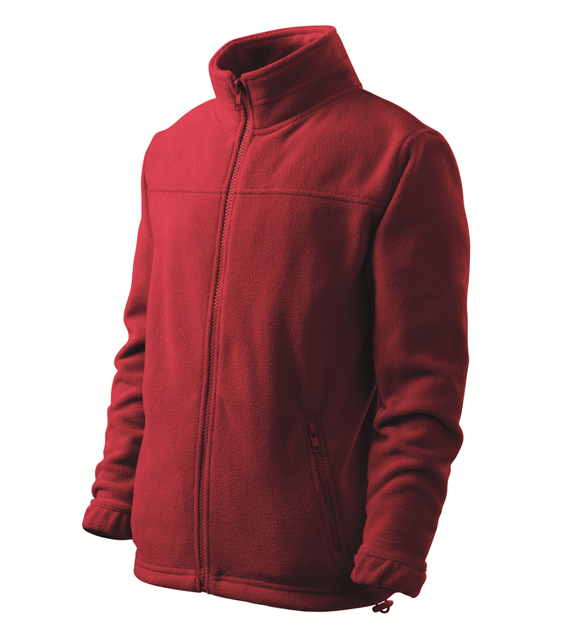 Bunda JACKET 280g fleecová detská marlboro červená 158 cm/12 rokov