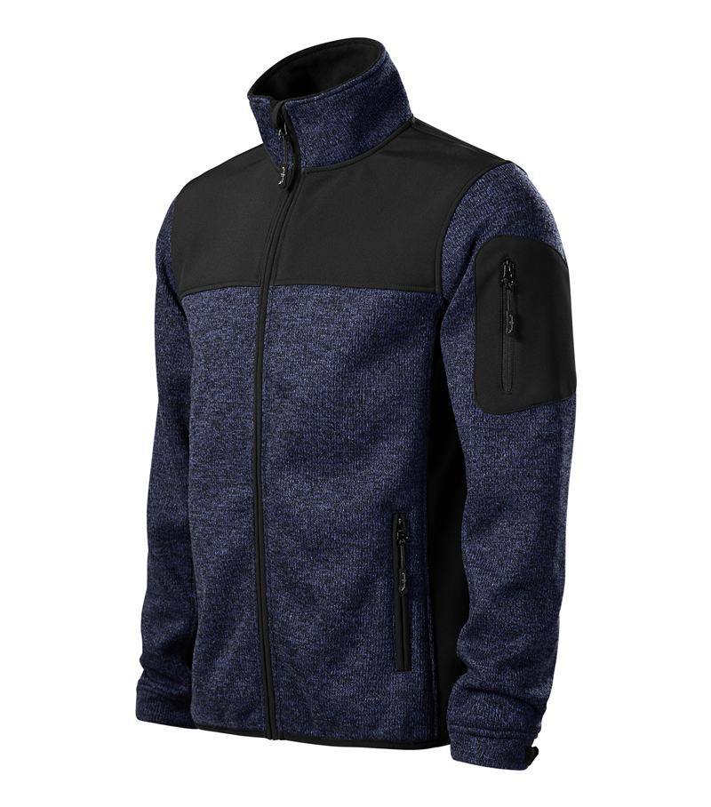 Bunda Malfini CASUAL softshellov&aacute; p&aacute;nska knit blue M