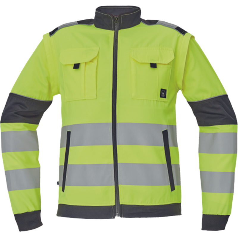 Bunda MAX VIVO HV reflexn&aacute; žlt&aacute; č.68