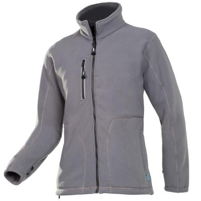 Bunda MERIDA 612Z fleecov&aacute; bunda siv&aacute; XL