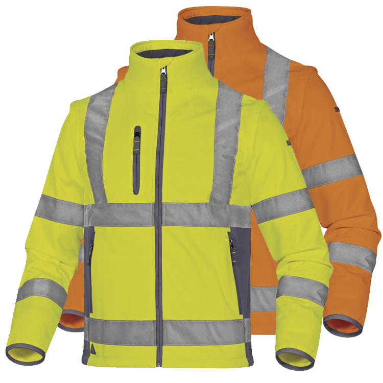 Bunda MOONLIGHT2 Hi-Vis softshellová reflexná oranžová XXXL