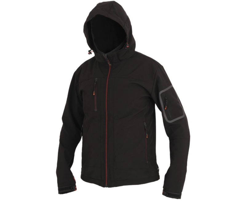 Bunda PROMACHER RUFUS JACKET softshellov&aacute; čierna XL (56-58)