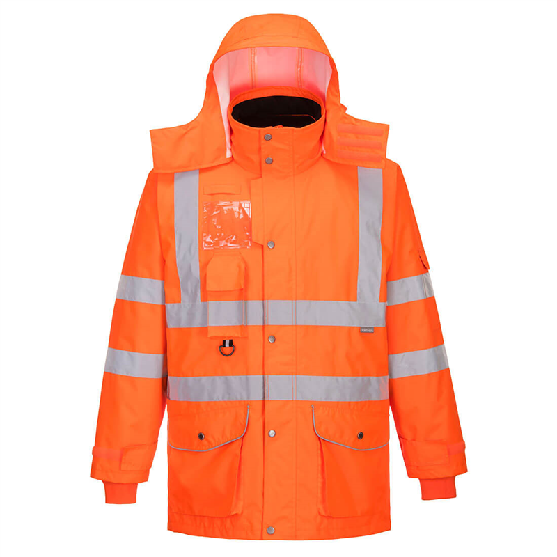 Bunda RT27 300D Hi-Vis 7v1 reflexná oranžová 5XL