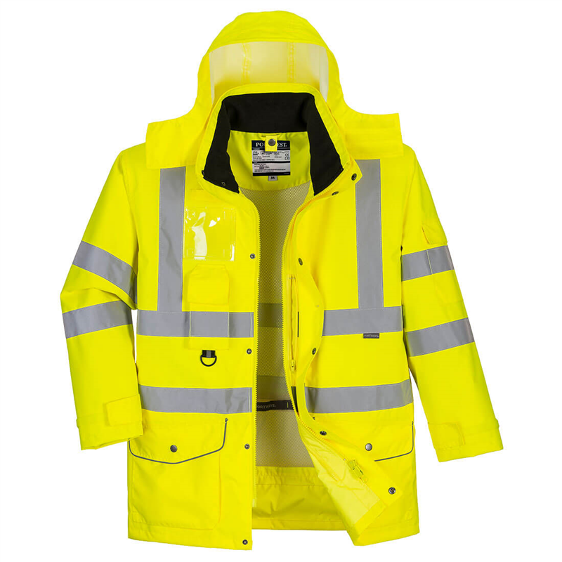 Bunda S427 300D 7v1 Hi-Vis reflexn&aacute; žlt&aacute; XXS
