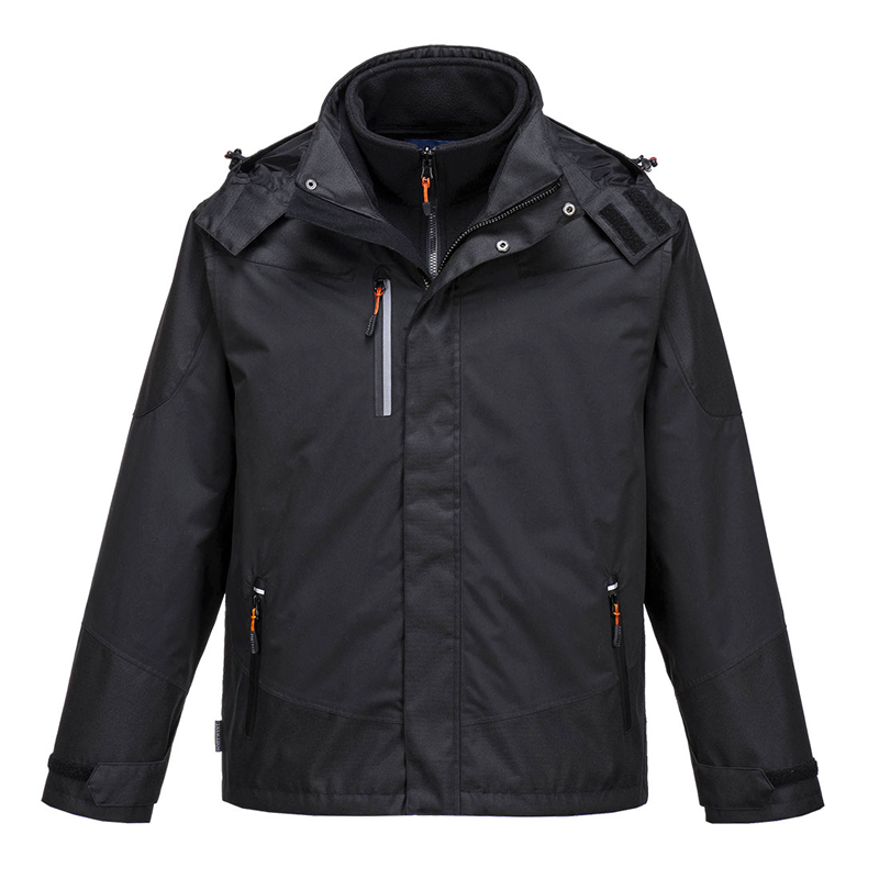 Bunda S553 PWR Rainwear Radial 3v1 čierna 5XL