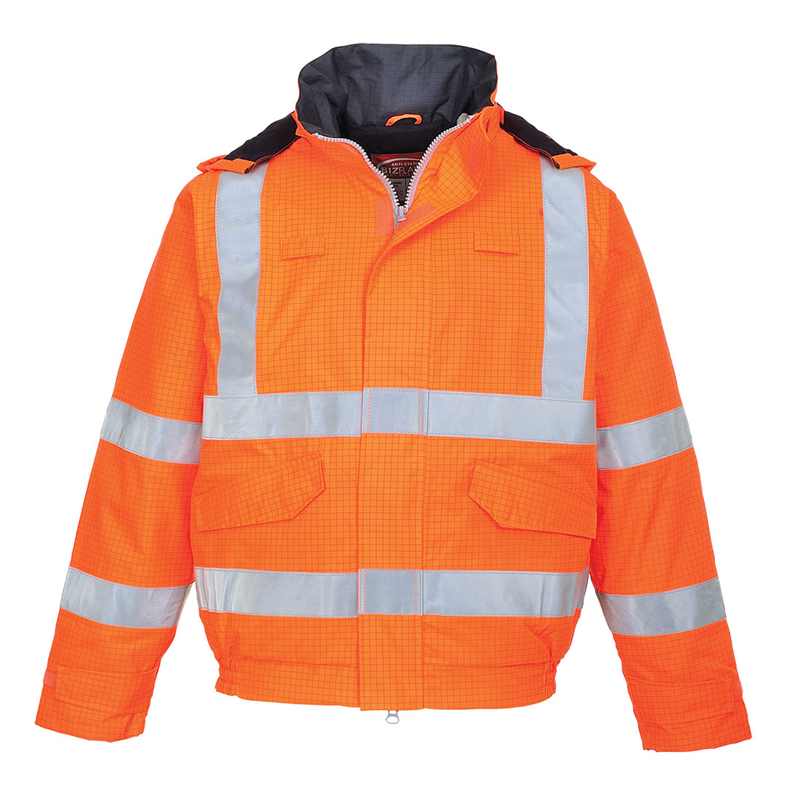 Bunda S773 antistatick&aacute; Hi-Vis reflexn&aacute; oranžov&aacute; 3XL