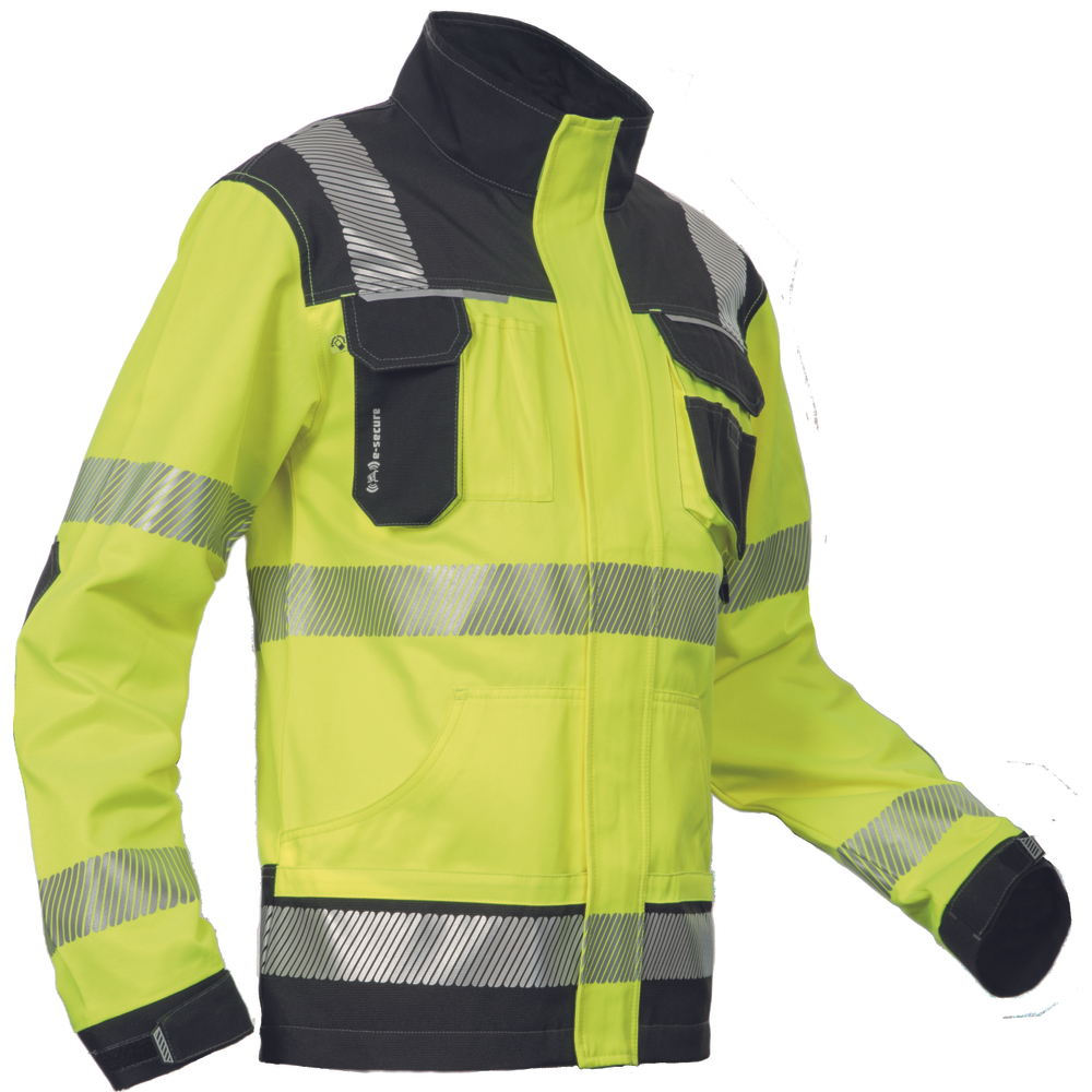 Bunda SHELDON HV reflexn&aacute; žlt&aacute; č.68