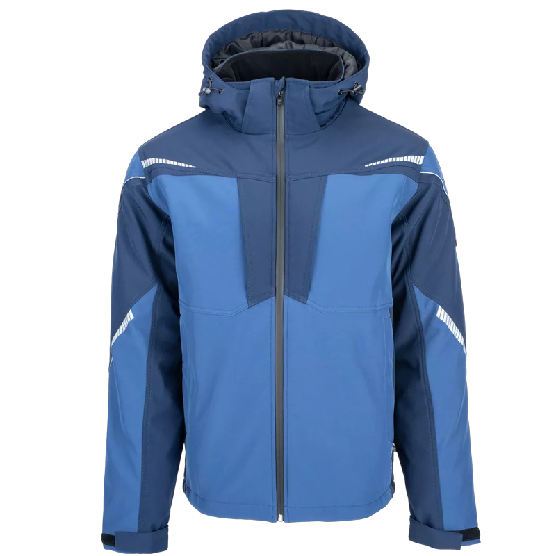 Bunda STIRLING STRETCH softshellov&aacute; zateplen&aacute; modr&aacute; 4XL