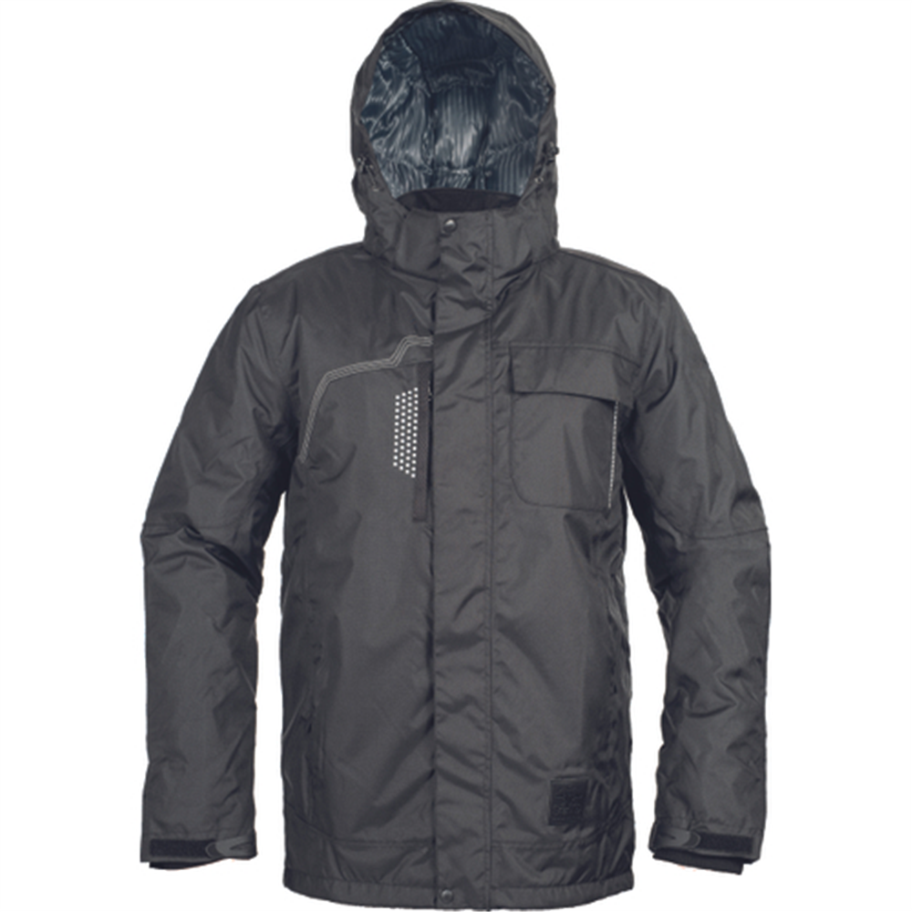 Bunda TAURUS zateplen&aacute; siv&aacute; 4XL