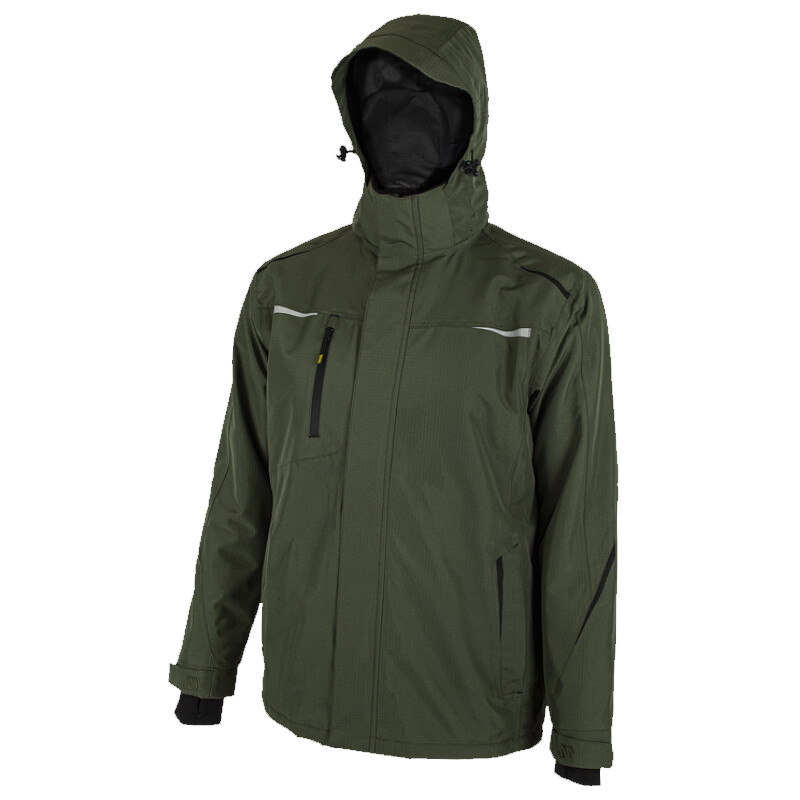 Bunda THOROS JACKET GREEN zateplen&aacute; zelen&aacute; XL (56-58)