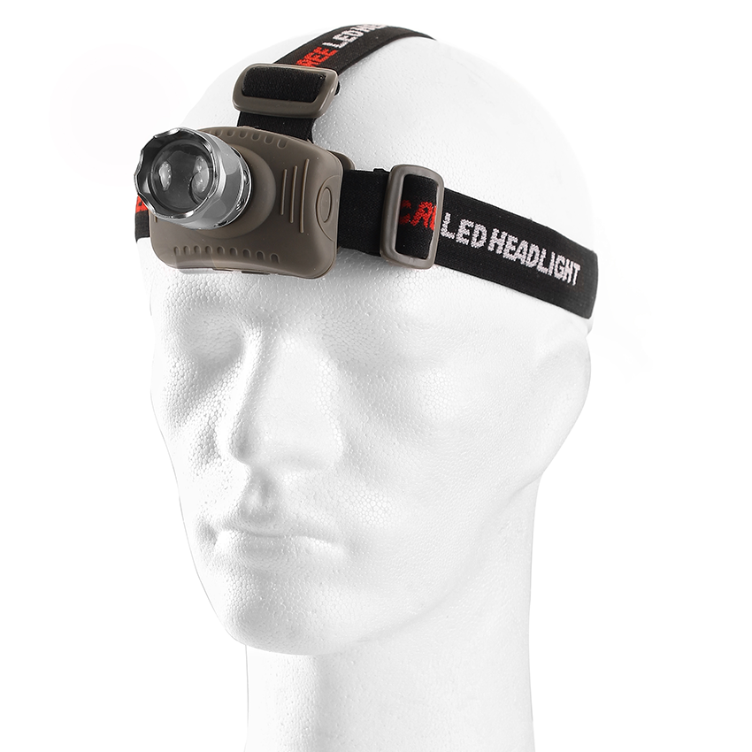 Čelovka 3W LED s hliníkovým telom Čelovka 3W LED s hliníkovým telom