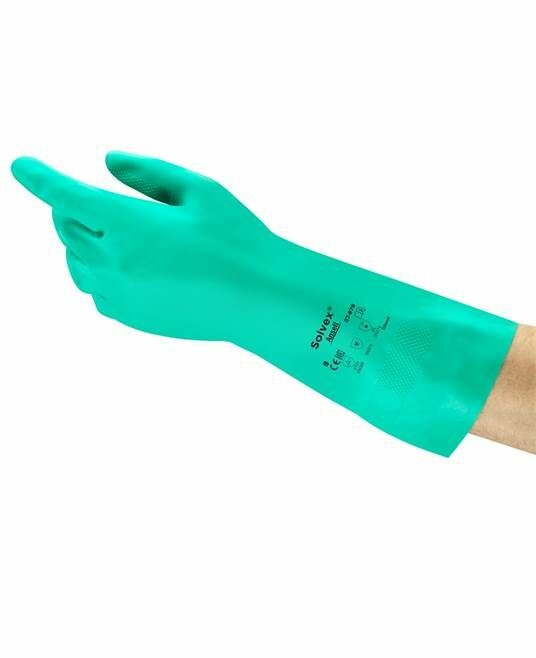 Chemické rukavice ALPHATEC SOL-VEX 37-676 (Ansell) nitrilové (A*)
