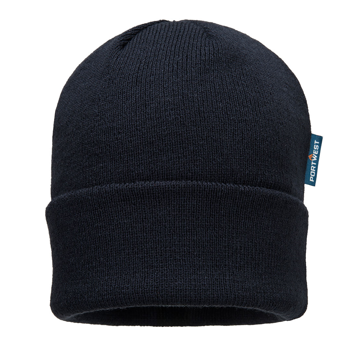 Čiapka B013 INSULATEX pleten&aacute; tm.modr&aacute; (dark navy)