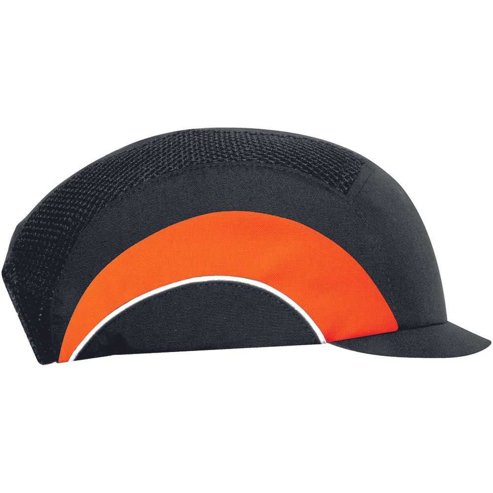 Čiapka HARDCAP A1+ &scaron;ilt 2,5cm reflexn&aacute; oranžovo-čierna