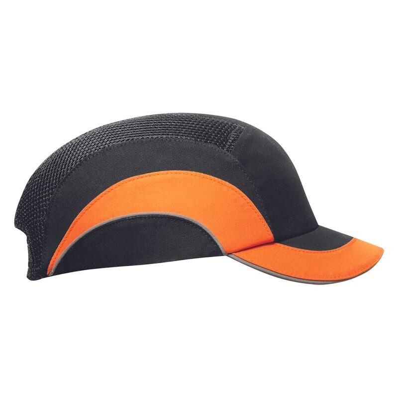 Čiapka HARDCAP A1+ &scaron;ilt 5cm reflexn&aacute; oranžovo-čierna