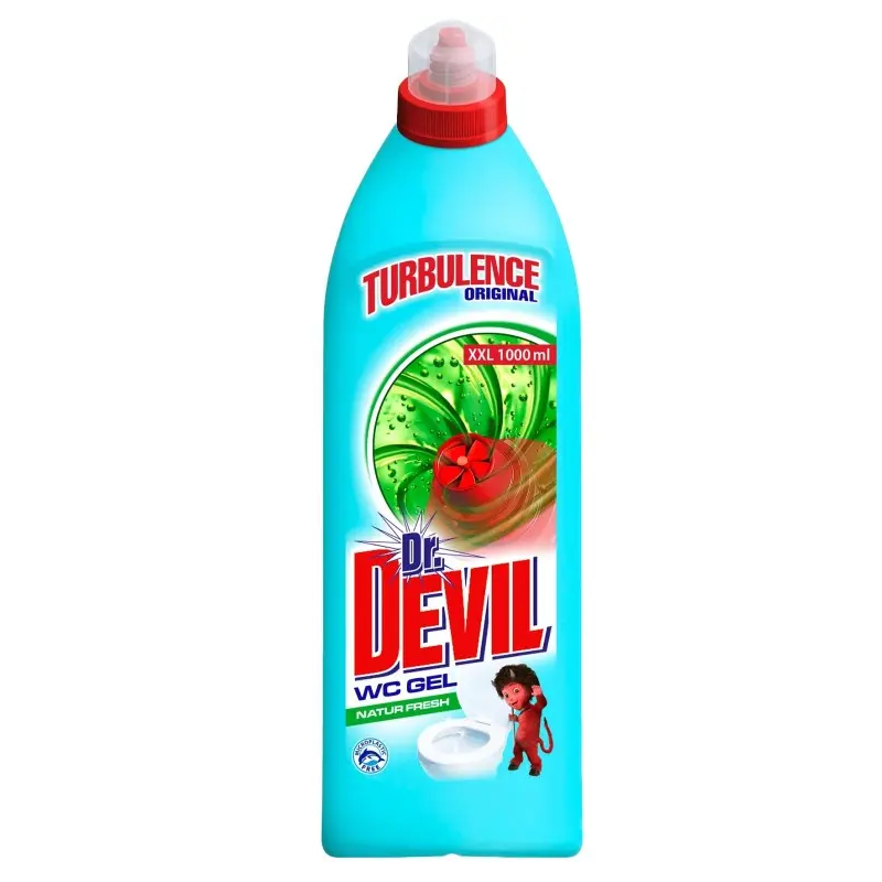 Čistič DR.DEVIL Turbulence 1000ml na toalety 