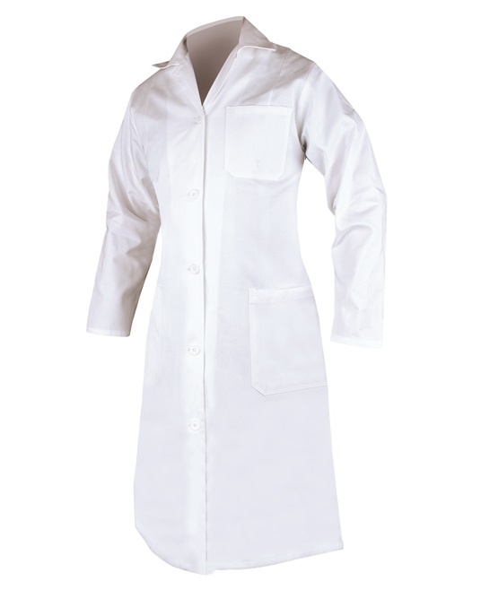 Dámsky plášť ELIN biely č.40