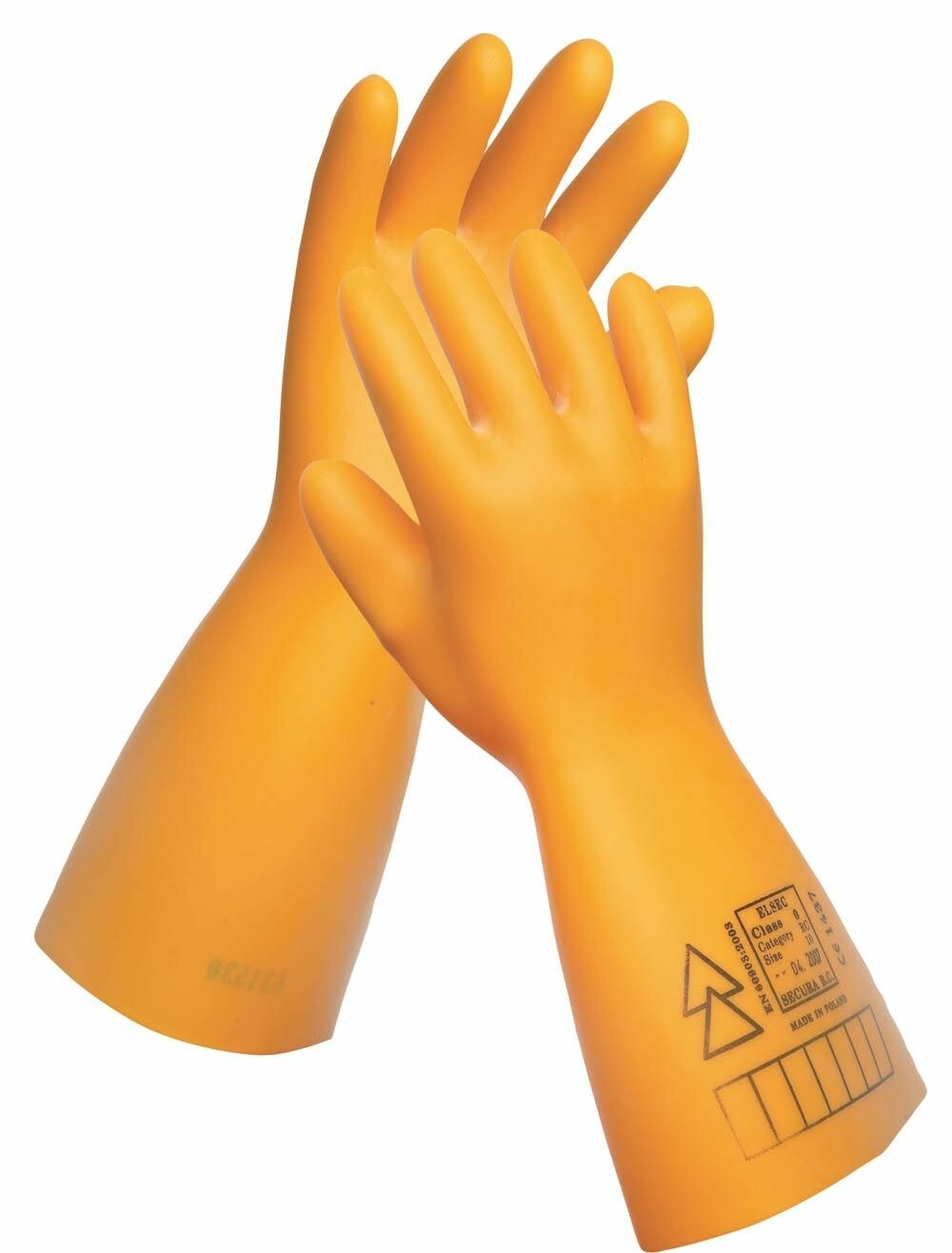 Dielektrické rukavice ELSEC do 26500 V latexové