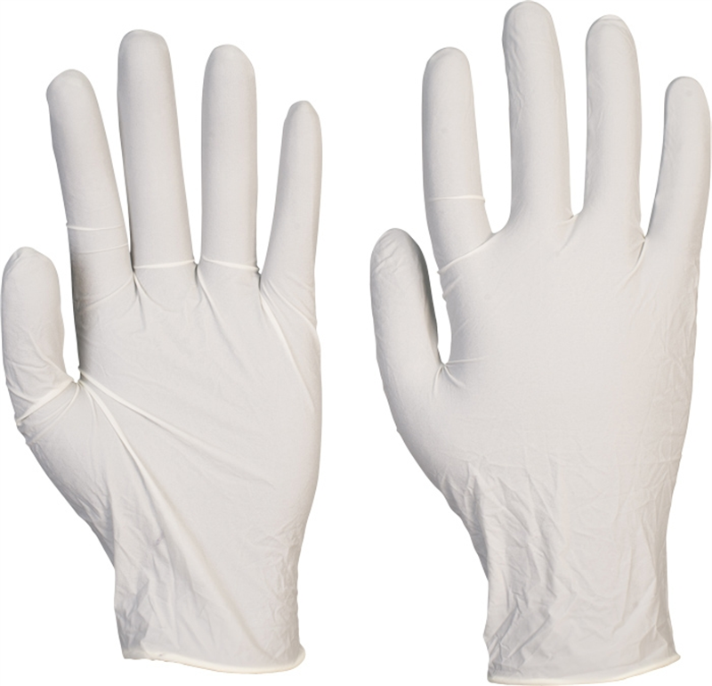 Jednorazové rukavice DERMIK LB53 nepudrované latexové Jednorazové rukavice DERMIK LB53 nepudrované latexové