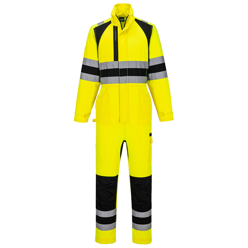 Kombin&eacute;za CD855 WX2 Eco Hi-Vis reflexn&aacute; žlto-čierna XL