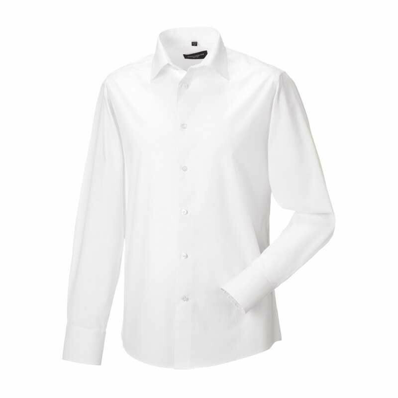 Košeľa RUSSEL EASY CARE FIT. LS dlhý rukáv pánska biela 4XL Košeľa RUSSEL EASY CARE FIT. LS dlhý rukáv pánska biela 4XL