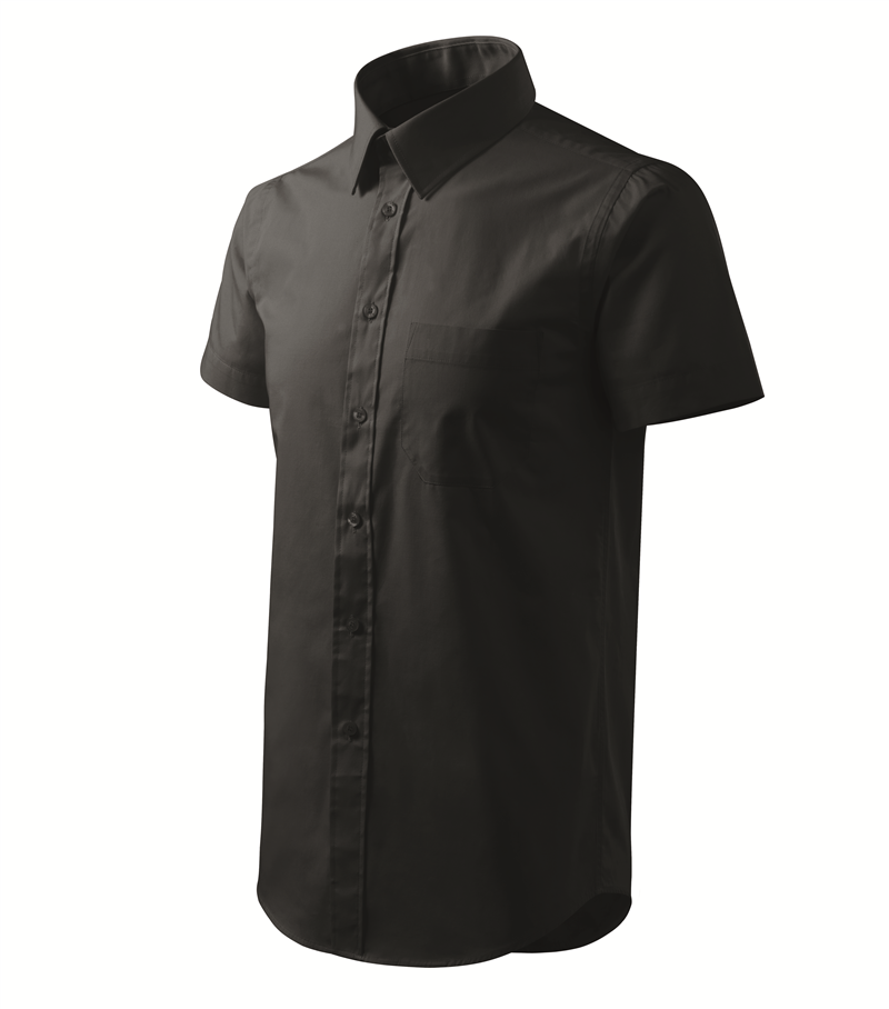 Košeľa SHIRT/CHIC 120g krátky rukáv pánska čierna XL