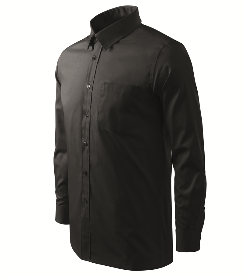 Košeľa SHIRT/STYLE 125g dlhý rukáv pánska čierna L
