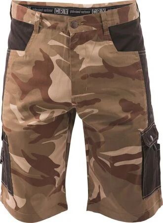 Kraťasy CRAMBE camouflage b&eacute;žov&aacute; L