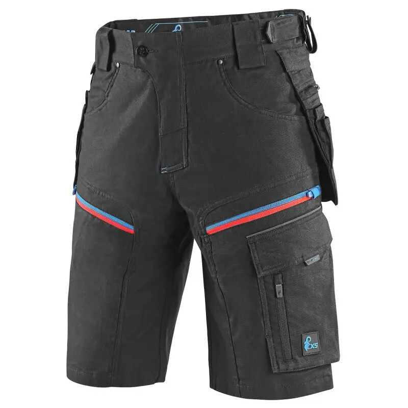 Kraťasy CXS LEONIS modro-červen&aacute; č.58