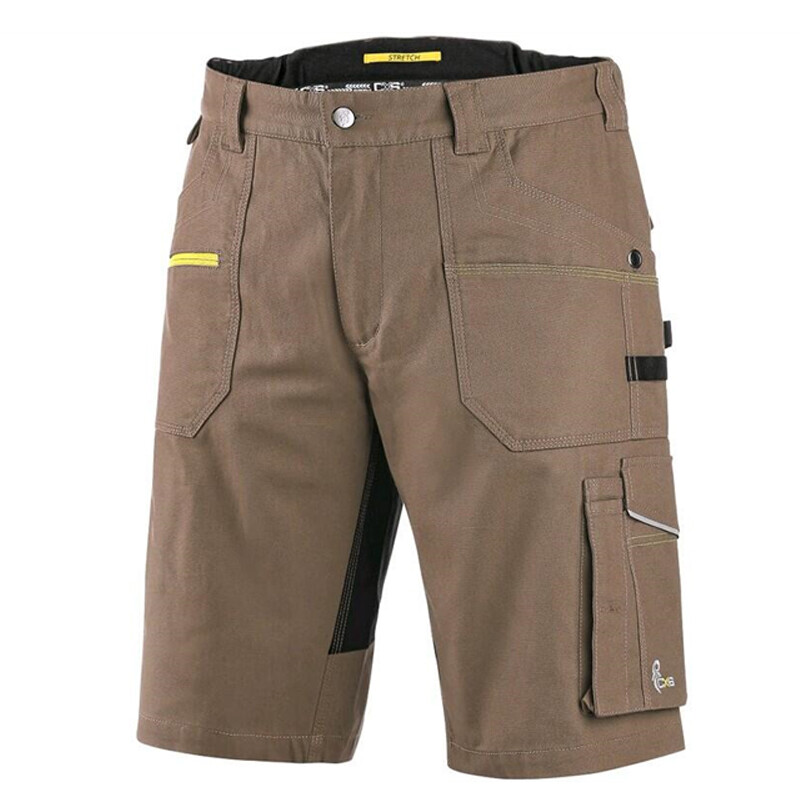 Kraťasy CXS STRETCH b&eacute;žovo-čierna č.60