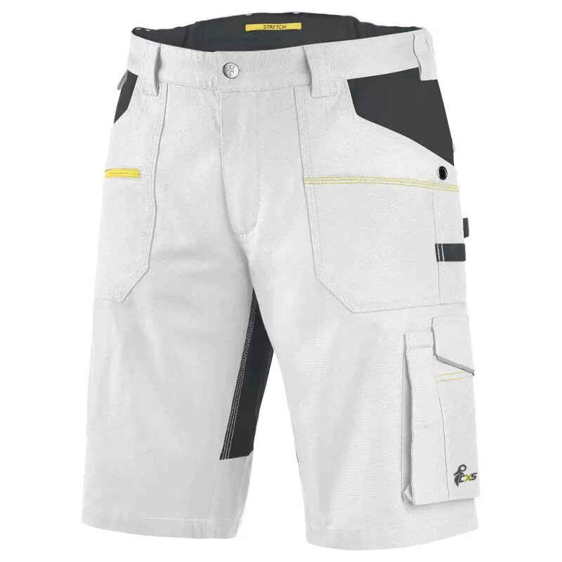 Kraťasy CXS STRETCH bielo-siv&aacute; č.58