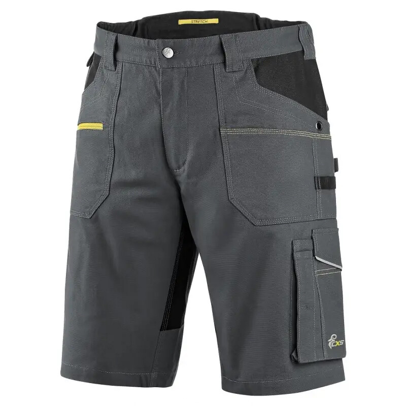 Kraťasy CXS STRETCH tm.sivo-čierna č.46