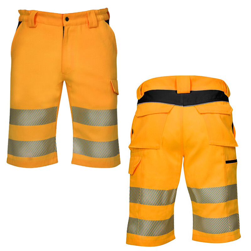Kraťasy SIGNAL Hi-Vis reflexn&aacute; oranžovo-čierna č.54