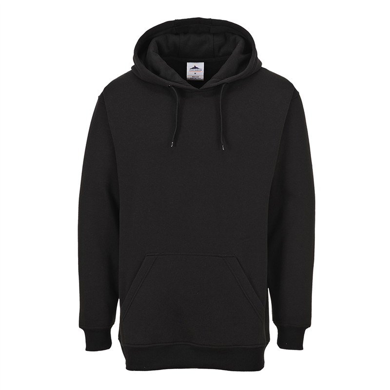 Mikina B302 ROMA s kapucňou čierna 3XL