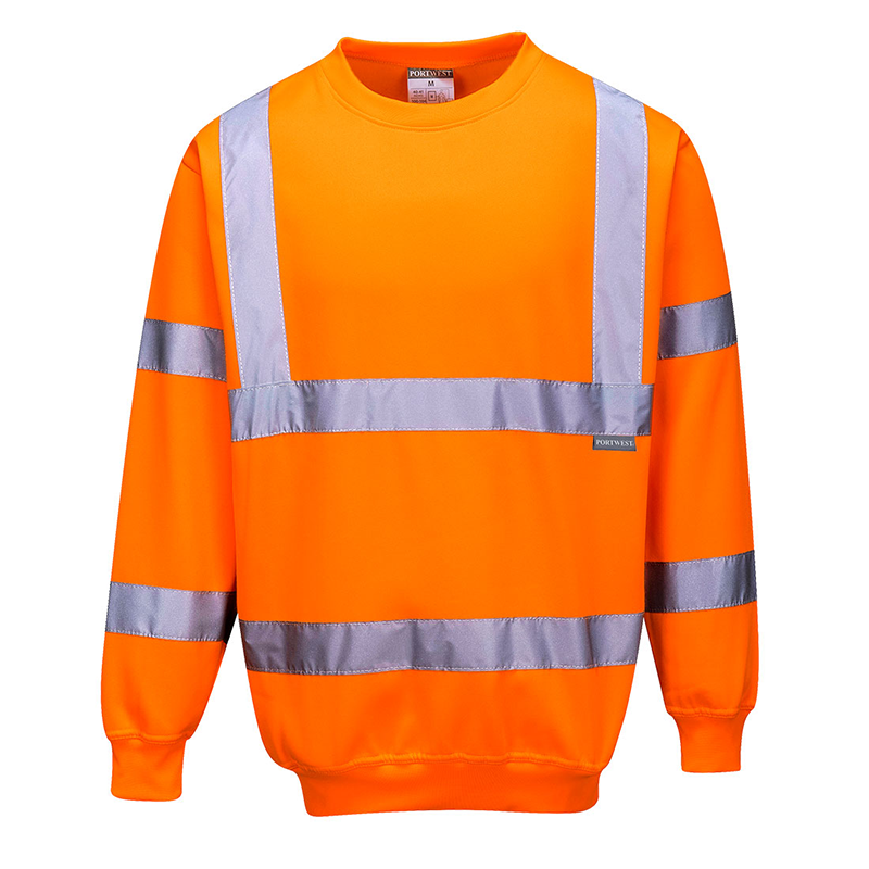 Mikina B303 Hi-Vis reflexn&aacute; oranžov&aacute; XXXL  