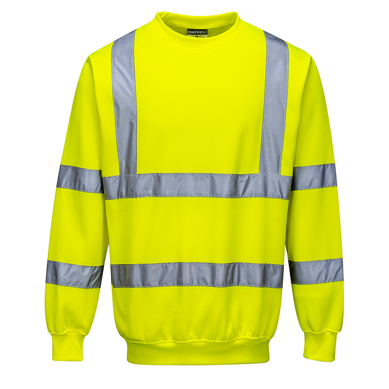 Mikina B303 Hi-Vis reflexná žltá L  