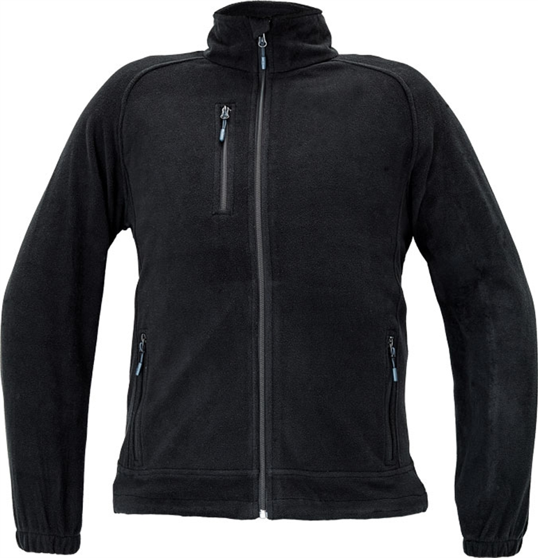 Mikina BHADRA fleecov&aacute; čierna XL