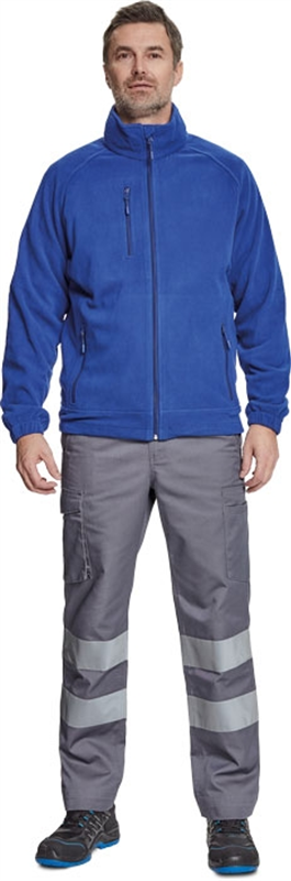 Mikina BHADRA fleecov&aacute; kr.modr&aacute; XXL