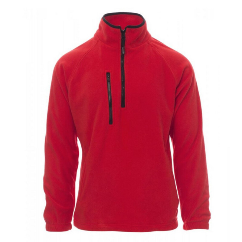 Mikina DOLOMITI+ fleecov&aacute; p&aacute;nska červen&aacute; (red) XXXL