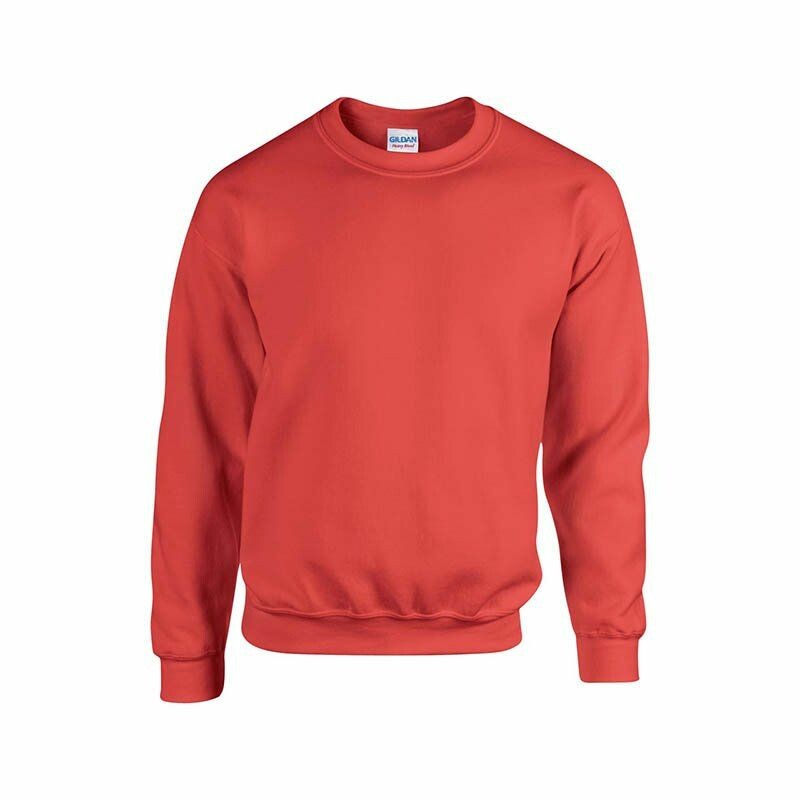 Mikina GILDAN CREWNECK červená (paprika) S