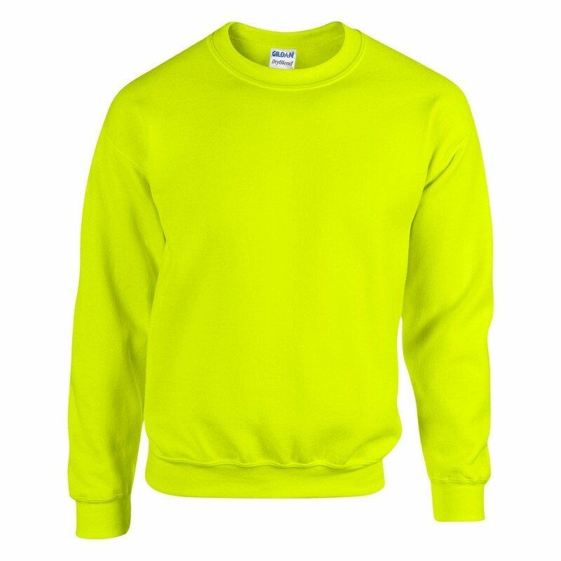 Mikina GILDAN CREWNECK (F41) safety green S Mikina GILDAN CREWNECK (F41) safety green S