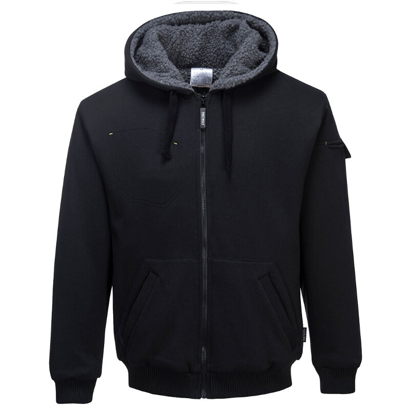 Mikina KS32 PEWTER s kapucňou čierna M