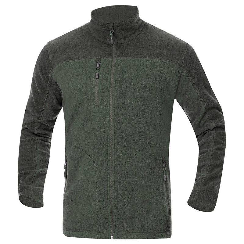 Mikina MICHAEL fleecov&aacute; zelen&aacute; 4XL