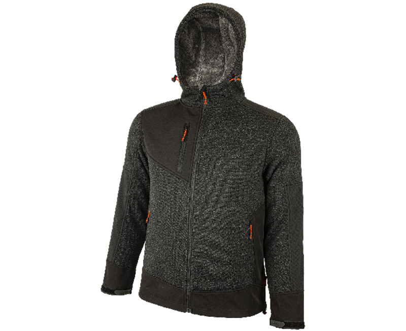 Mikina NORTOS sivo-čierna (č.52-54) L