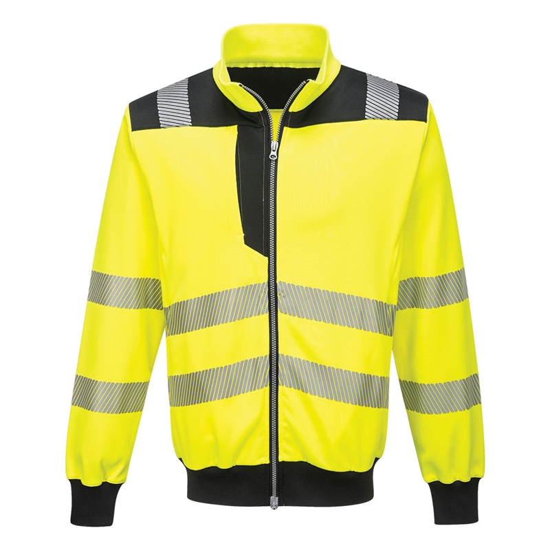 Mikina PW370 Hi-Vis reflexn&aacute; žlto-čierna 3XL