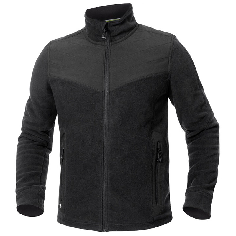 Mikina SOFTFLEECE COMBO fleecov&aacute; čierna 5XL