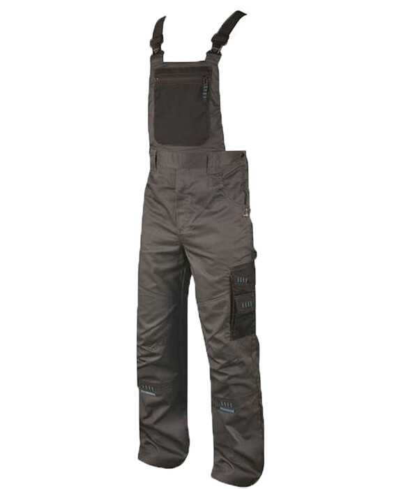 Monterkové nohavice 4TECH s náprsenkou skrátené (170 cm)