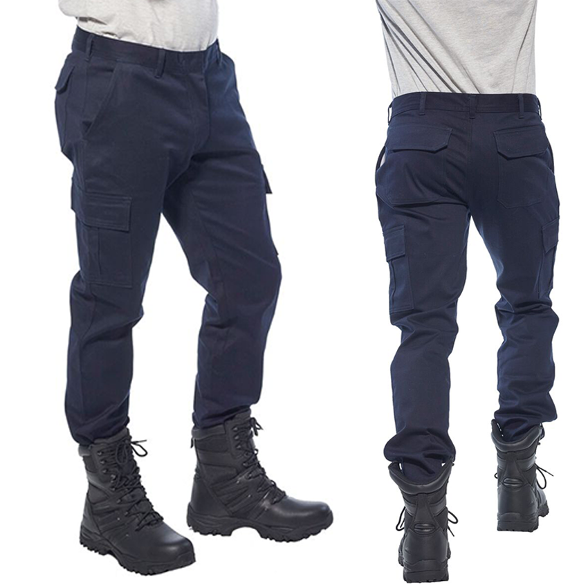 Montérkové nohavice S231 COMBAT SLIM STREČ do pása