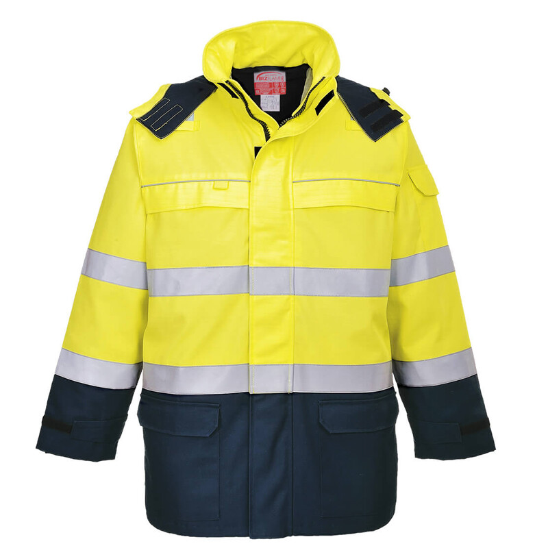 Nehorľavá bunda FR79 BIZFLAME RAIN HI-VIS Nehorľavá bunda FR79 BIZFLAME RAIN HI-VIS